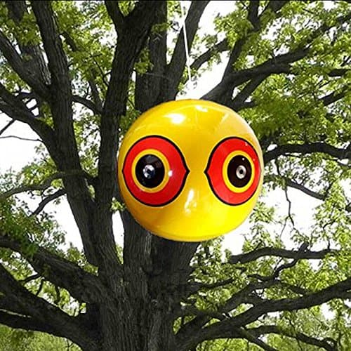 MINS Lawn Garden Backyard Birding Accessories Scare-Eye, Visual Scare Eye Balloon Bird Scare Eye Ribbon Baloons