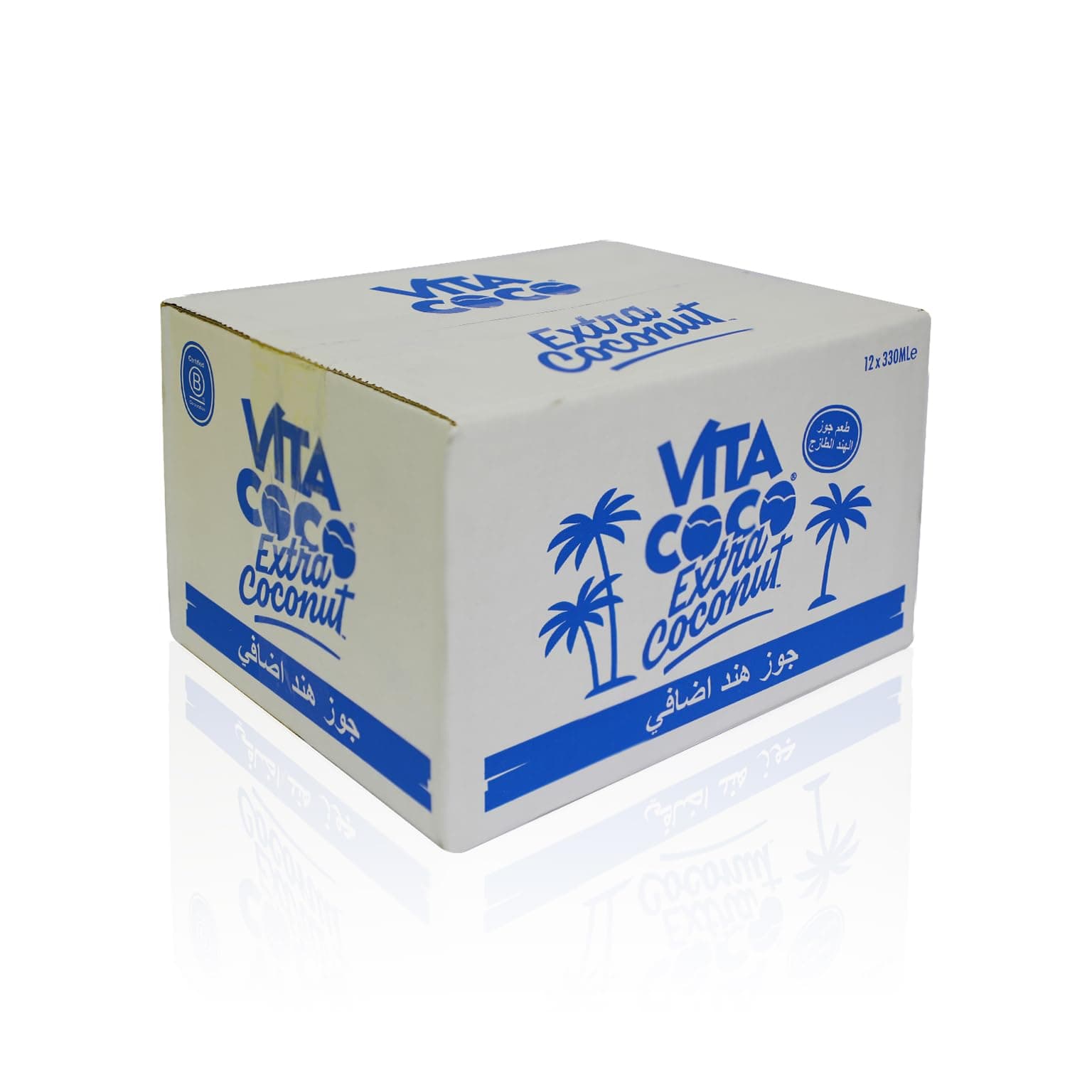 Pressed Coconut Water Pack of 12PCS 330ML, White