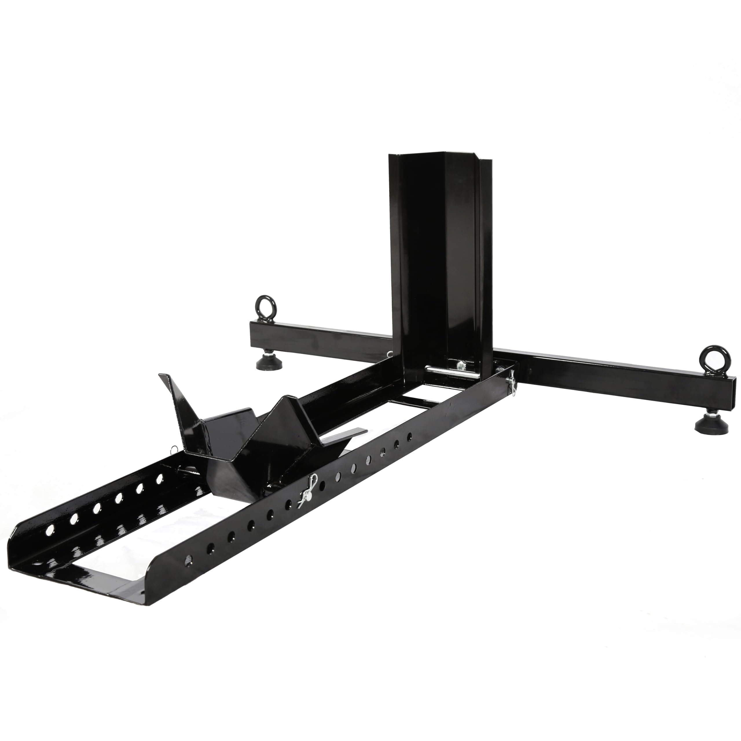 7BLACKSMITHS Adjustable Motorcycle Stand Wheel Chock Upright 1800lbs Capacit Heavy Duty Motorcycle Wheel Chock