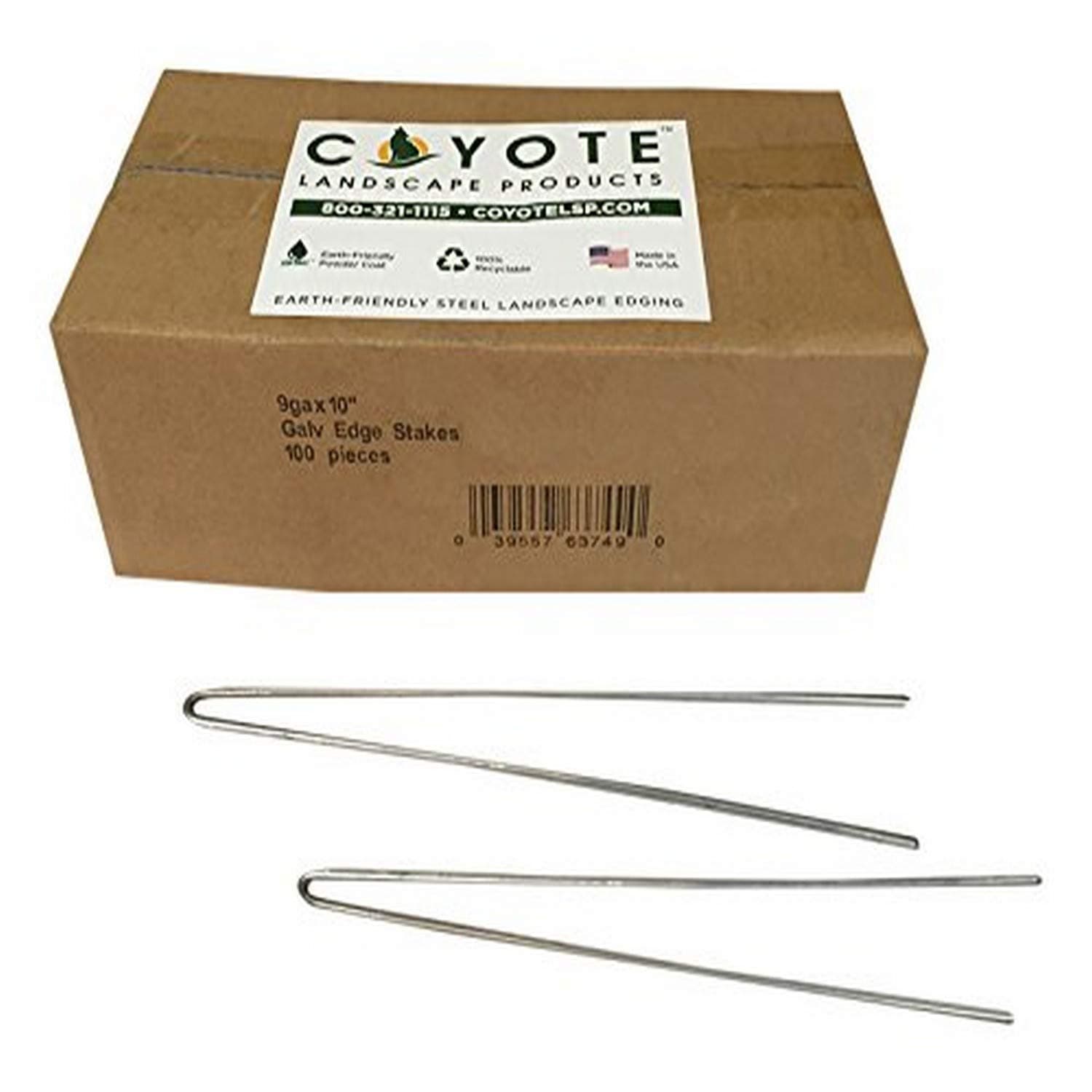 Coyote Landscape Products 100 Piece Plated Edge Pin Box