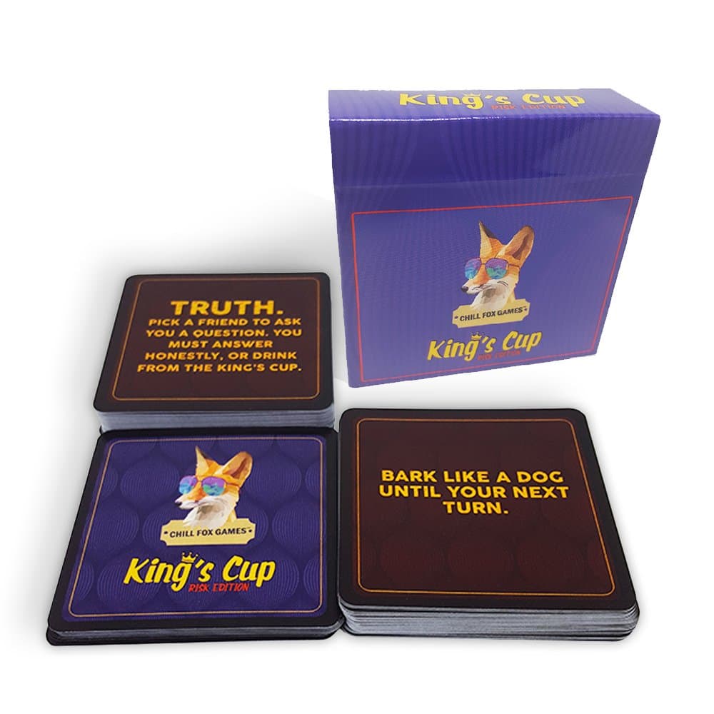 King's Cup Risk Edition - New Party Card Game, Play If You Dare - Drinking Game