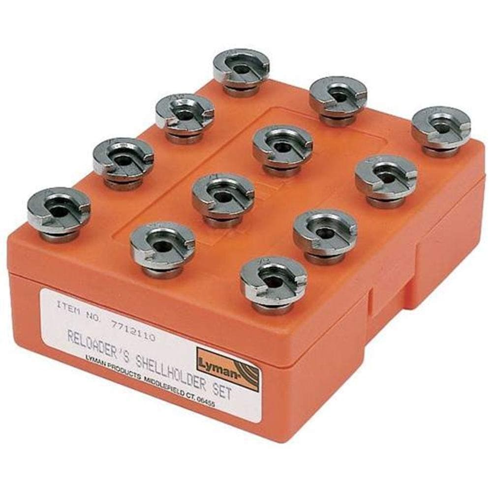 0810503 LYM Shellholder Set (12) Orange, One Size