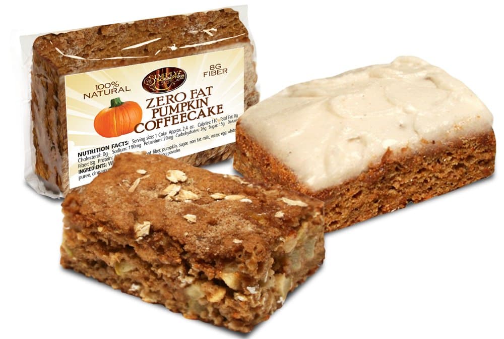 Simply Scrumptous Fat Free Carrot Cake and Fat Free Pumpkin Coffee Cake