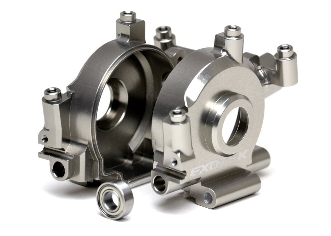 EXOTEK RACING LLC Alloy HD Front Gearbox Set Baja/Rock Rey ETK1803 Electric Car/Truck Option Parts