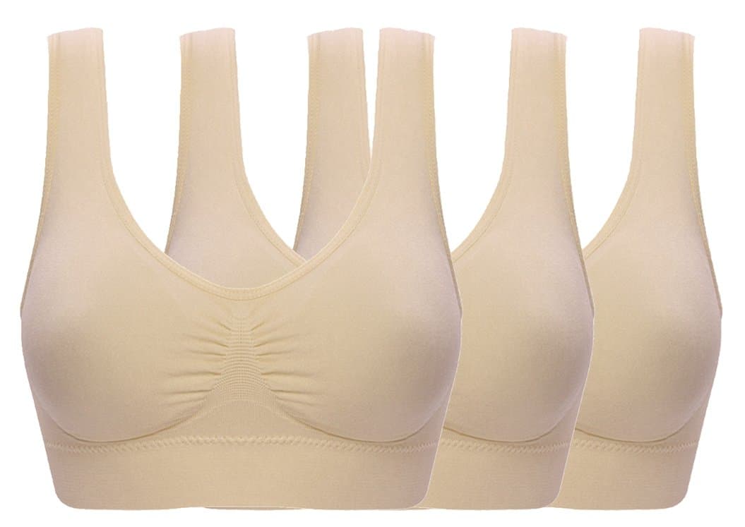 Women's Seamless Wire-Free Bra with Removable Pads