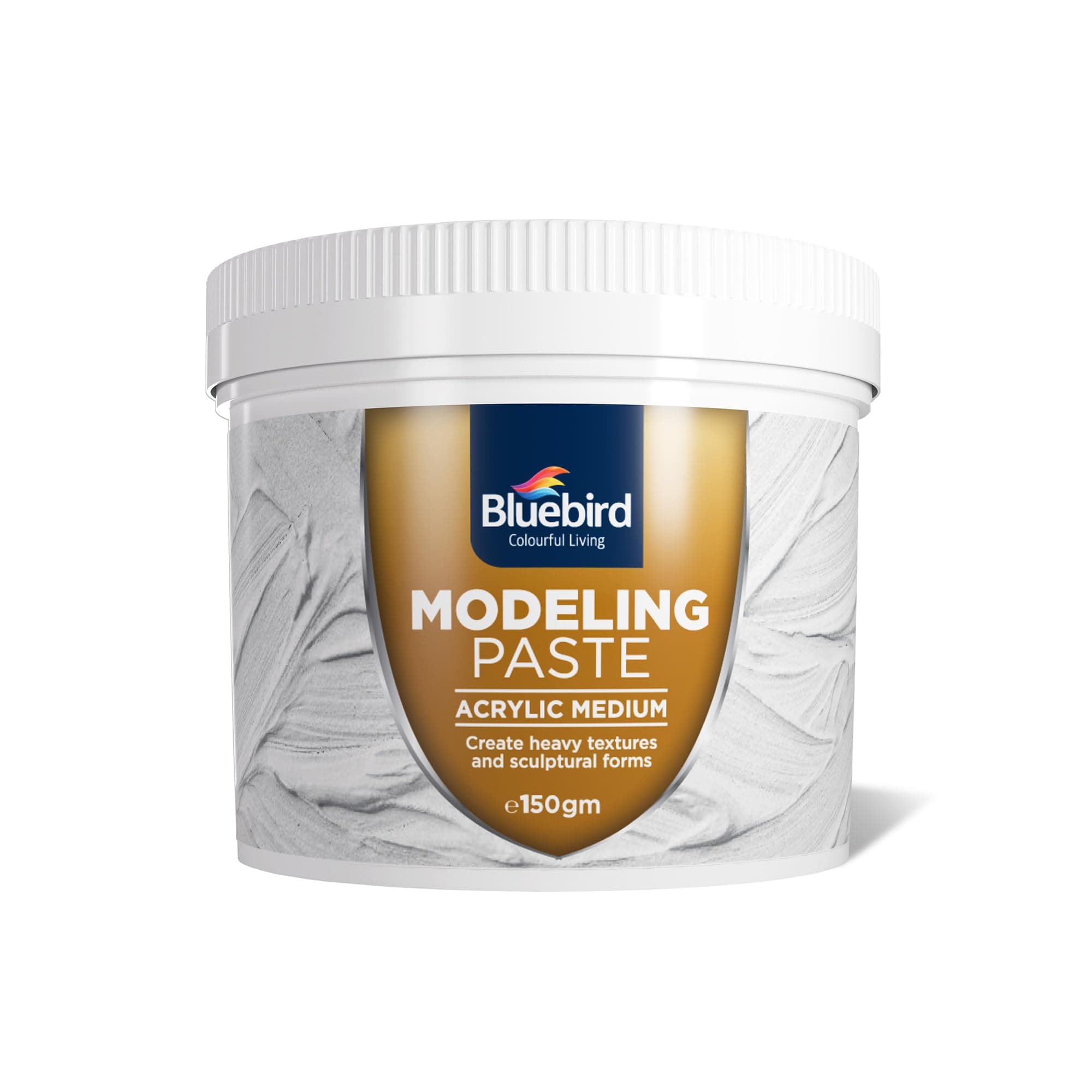 Bluebird Modeling Paste 5.3oz / 150GM - High Density, Acrylic Medium - for Texture and Thickness, Dimension Additive
