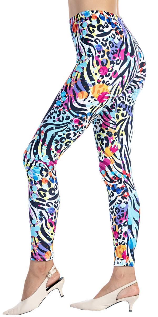 Printed Leggings Basic Workout Yoga Pants Buttery Smooth Womens Leggings