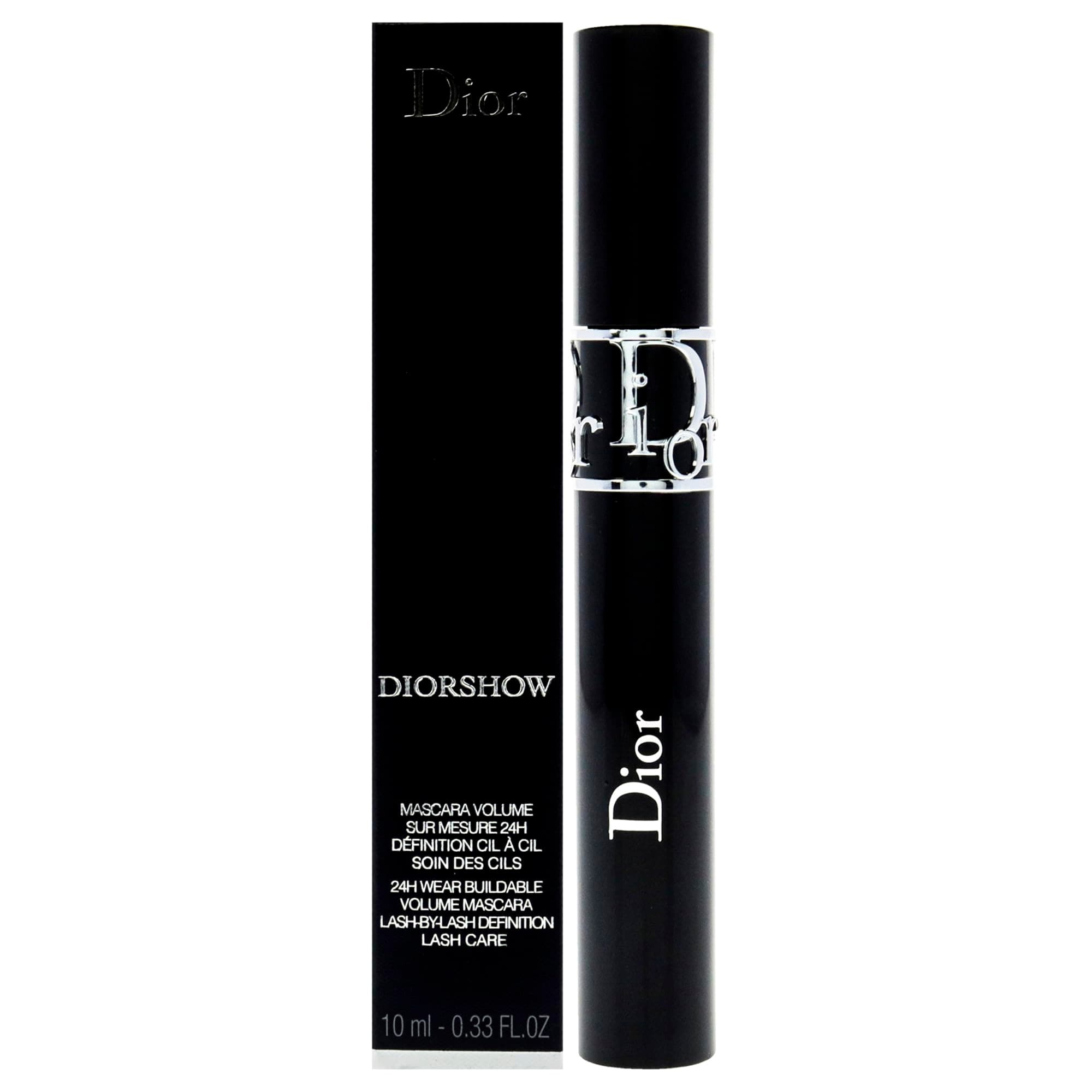Diorshow Mascara Buildable Volume 24Hr Wear 090 Black Noir 10mL / .33fl oz, 1