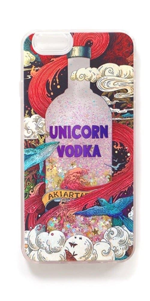 IPhone art case, glow in the dark, water resistant, anti shock phone case (iPhone 6,7,8 plus)