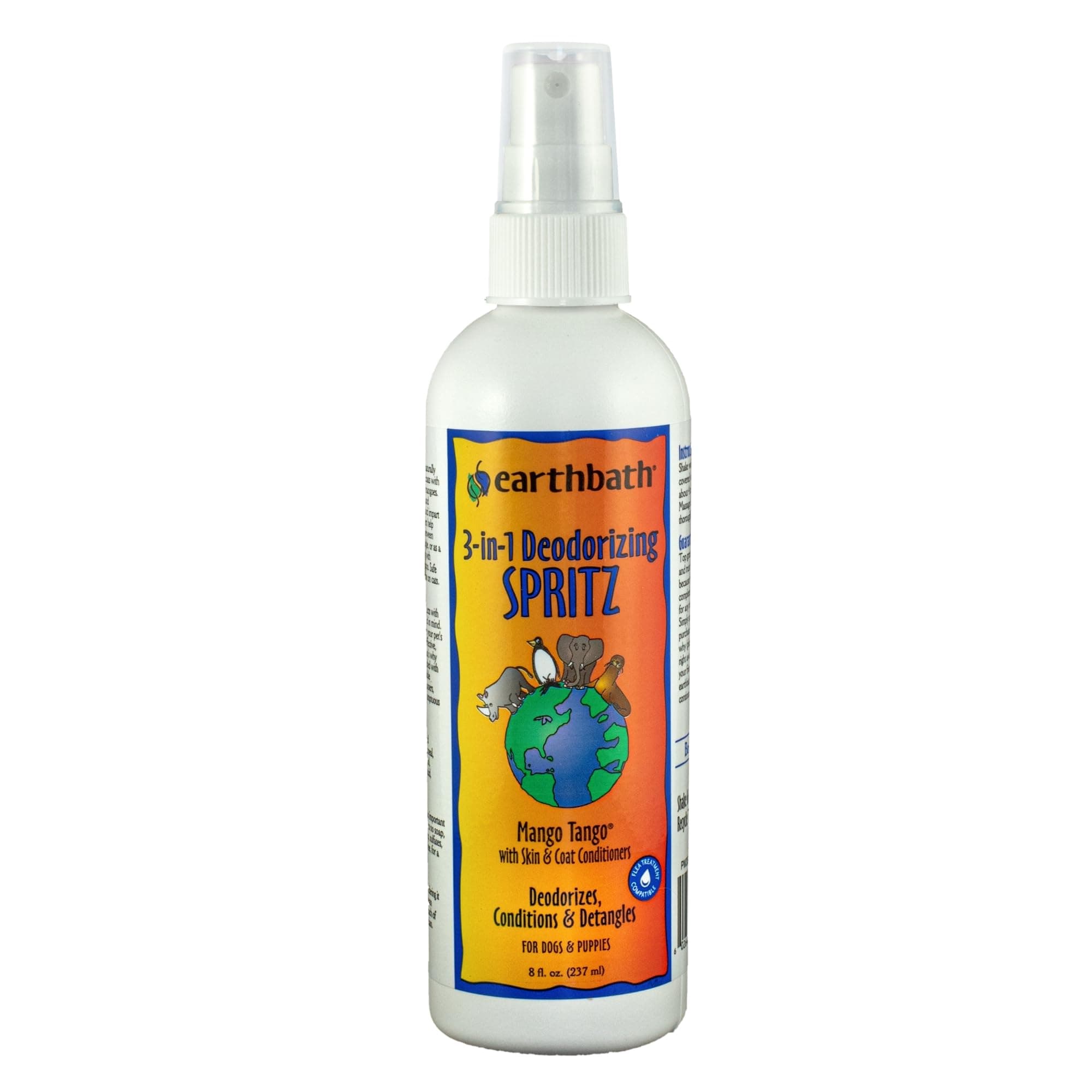 All Natural Deodorizing Spritz Mango Tango Pet Care for Dogs Cats 8z
