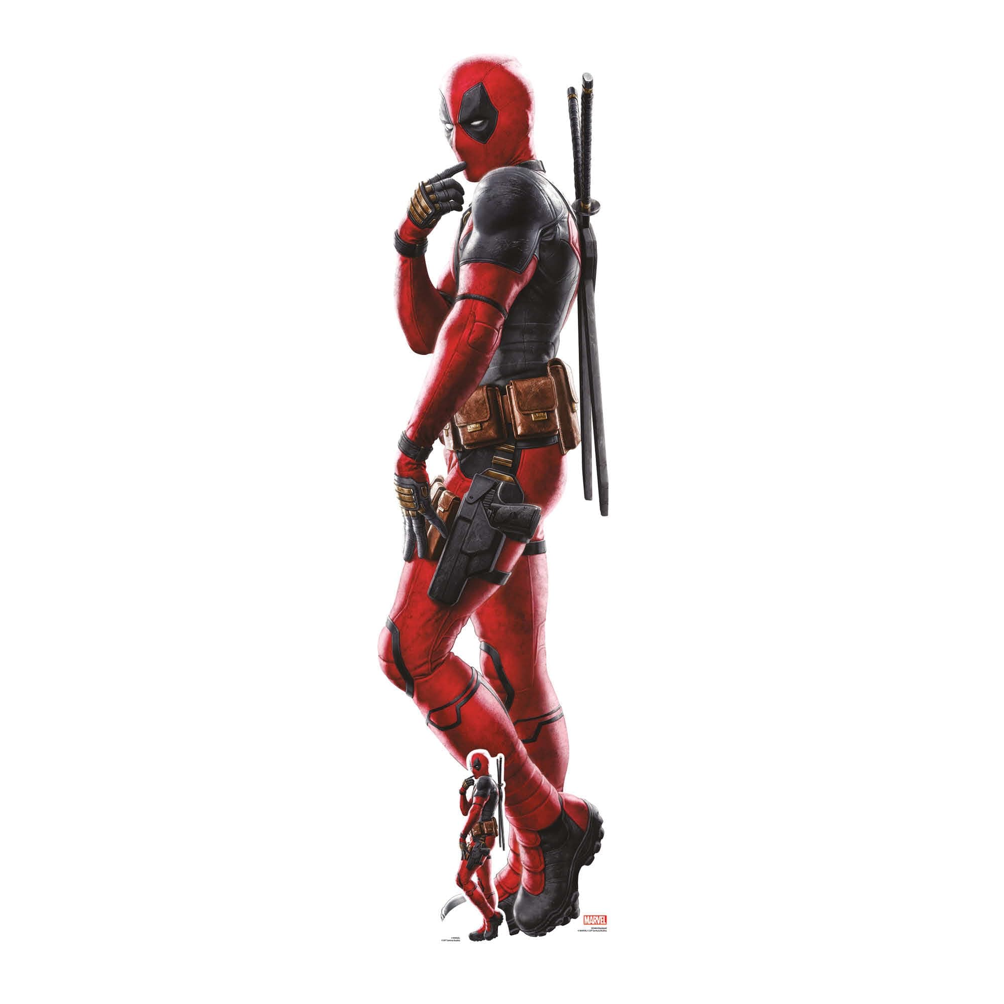 Star Cutouts Deadpool Ryan Reynolds Cardboard Cutout with Free Mini Standee Marvel Parties, Deadpool Fans, Birthdays, Gifts, Parties & Fans