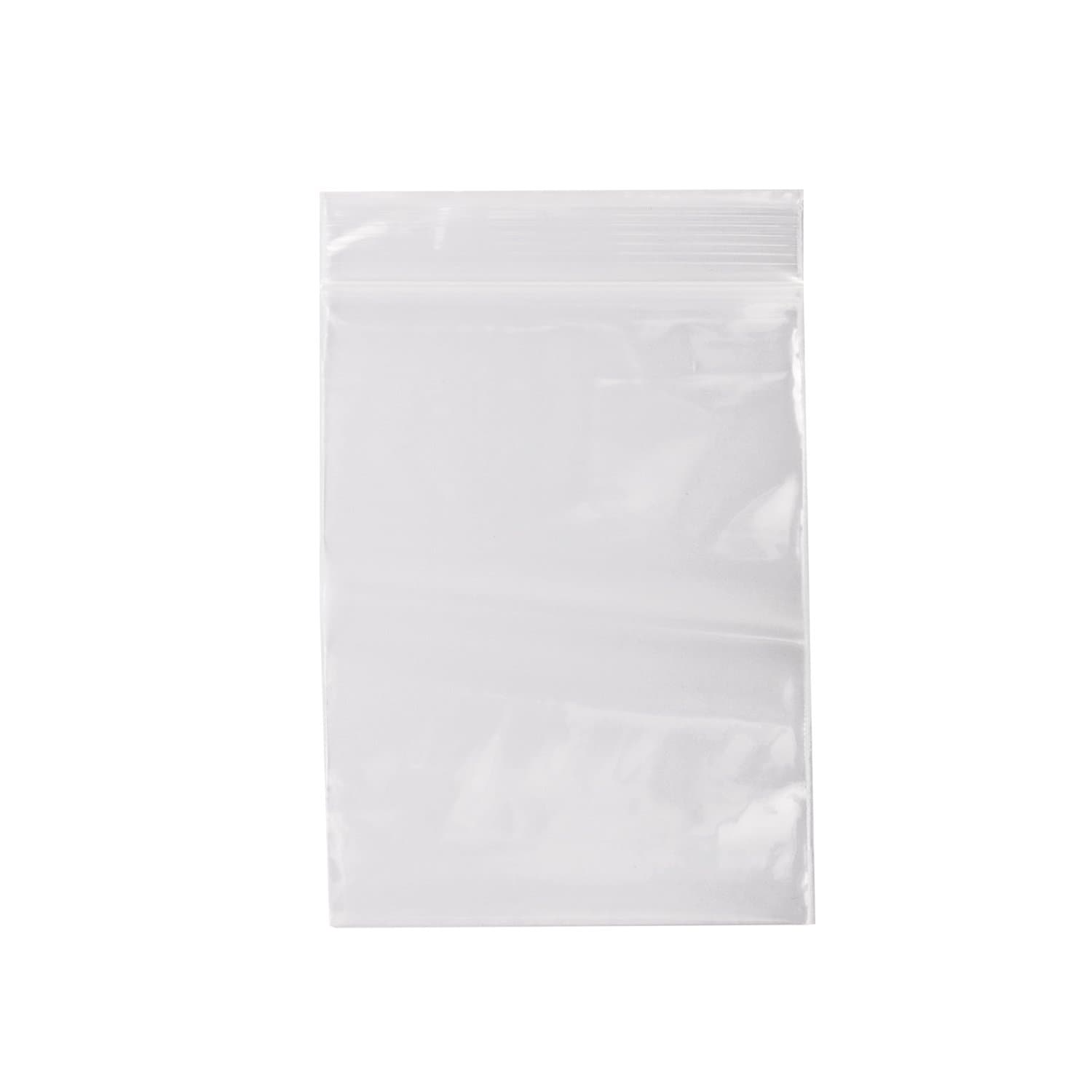 Owlpack 4 Mil Reclosable Poly Bags with Zipper | Storage and Shipping for Apparel, Jewelry and Crafts (3 x 4 Inches, Pack of 100)