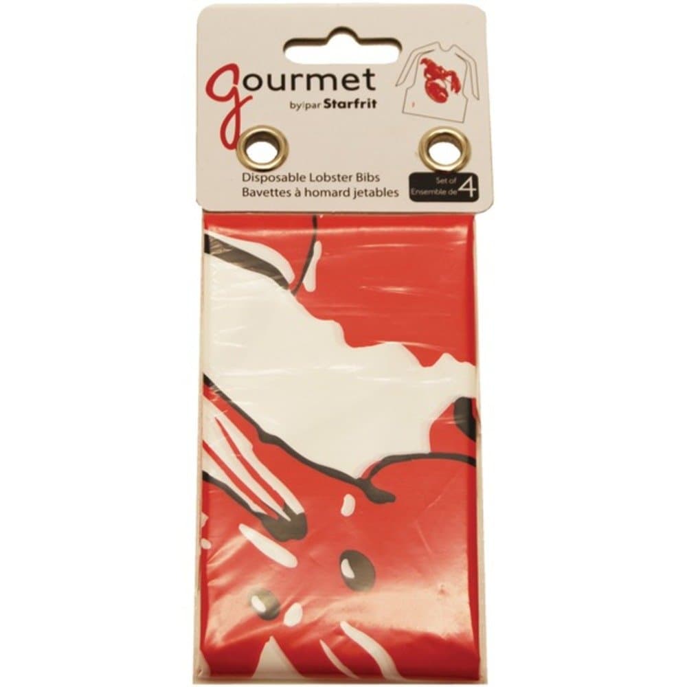 STARFRIT Gourmet 080743-012-0000 Disposable Bibs, Set of 4