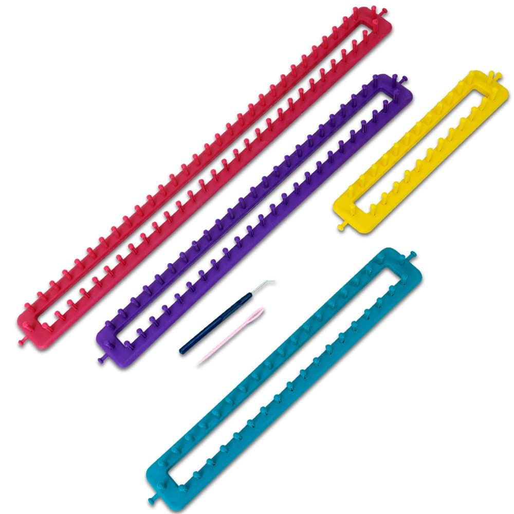 Knitting Frame Knitting Rings Set of 6 Rectangular Knitting AID Liesel, 6-tlg Strickrahmen-Set