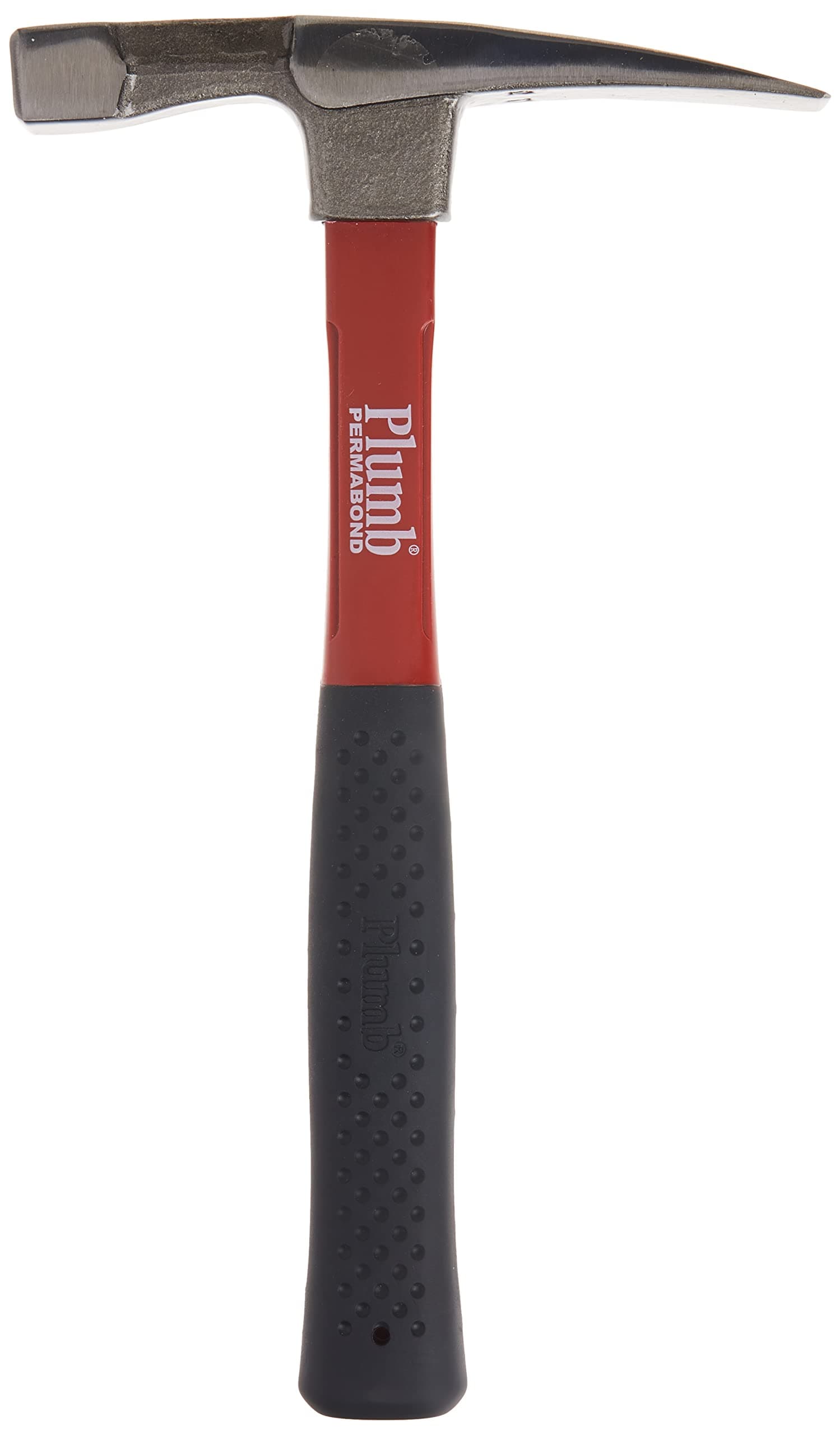 Plumb 15 oz. Brick Hammer with Fiberglass Handle - 11422, Black / Red