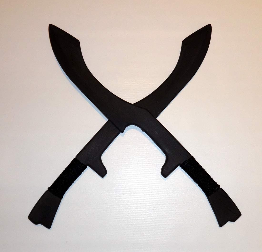 Polypropylene Khopesh Practice Pharaoh Trainer Swords Pair Replica