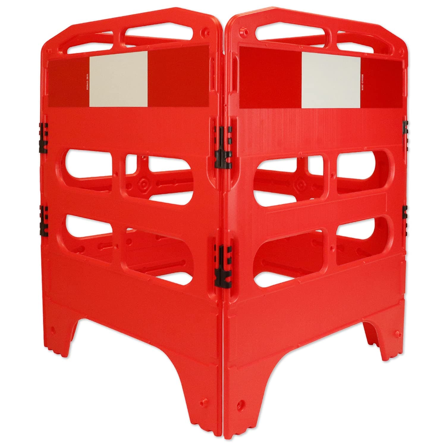 Street Solutions - 1000mm Folding Utility Gate Barrier - 4 Piece Set - Strong and Durable - Manufactured from 100% recyclable material - Made in The U.K