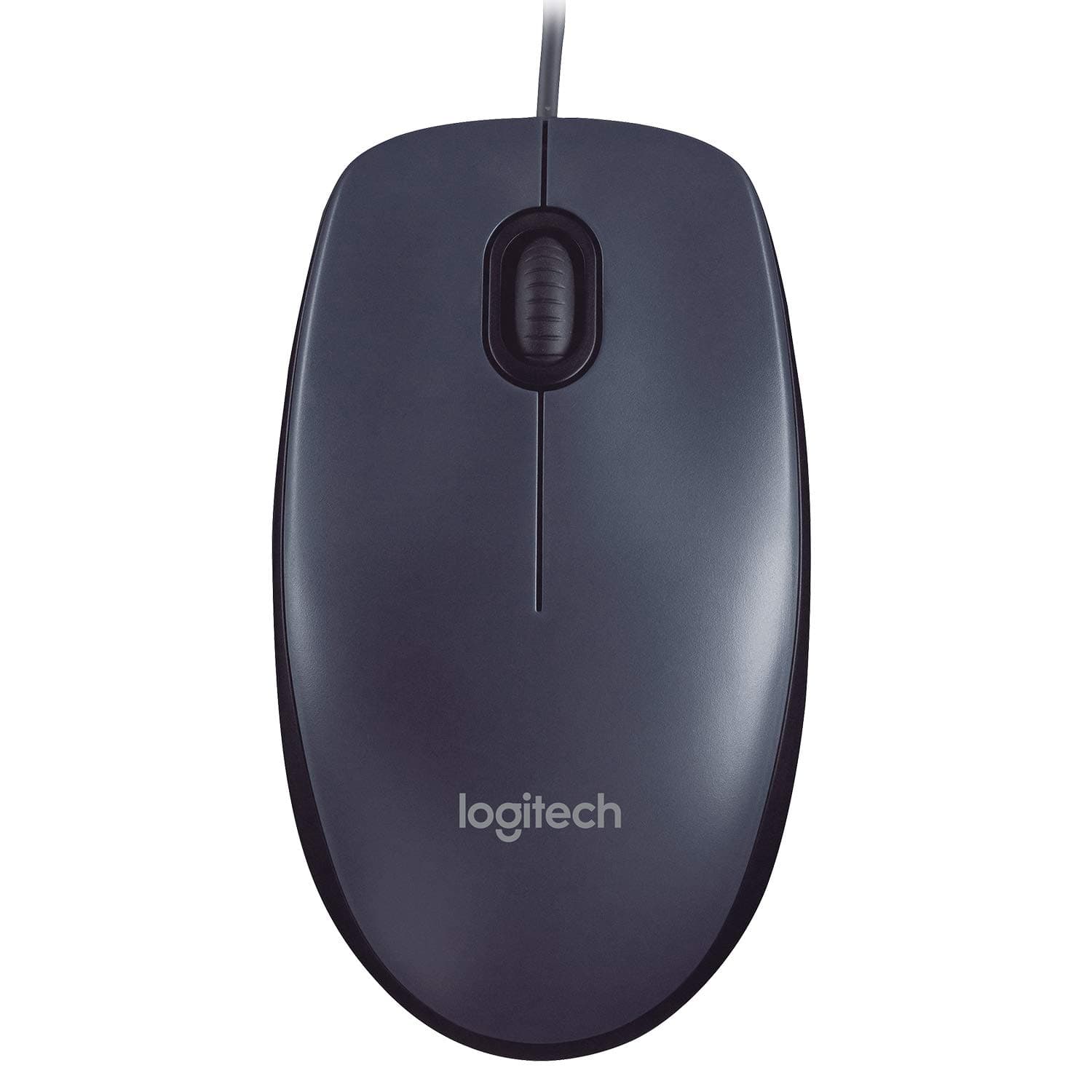Logitech M90 Wired USB Mouse, 1000 DPI Optical Tracking, Ambidextrous PC / Mac / Laptop - Black