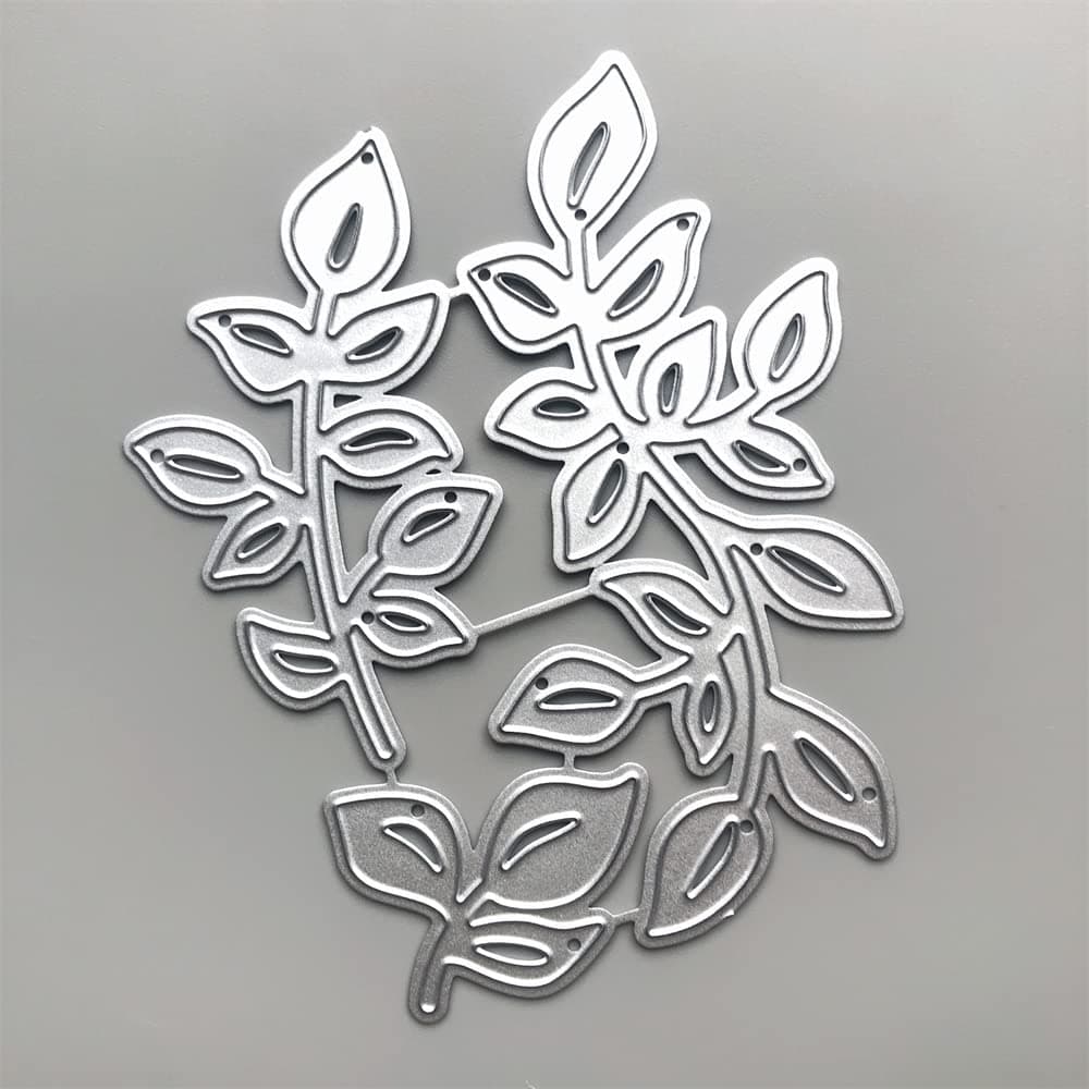 0 Shipping Fee Over 20 GBP New Leaf Metal Cutting Dies for Card Making Embossing Paper Photo Album Stamps Crafts Templates Mould Stencils