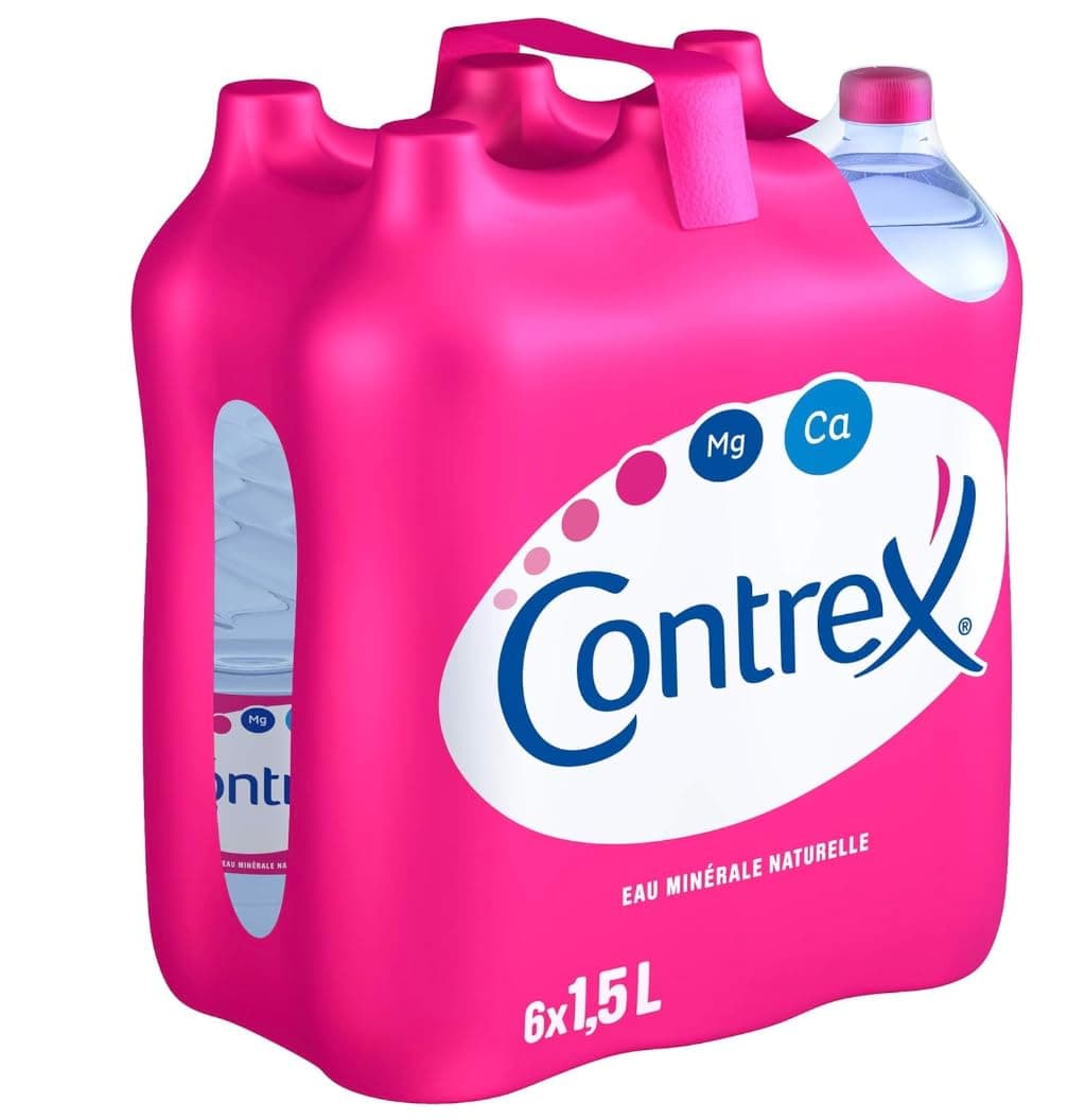 Contrex Natural mineral water 6X1.5L - Pack of 2