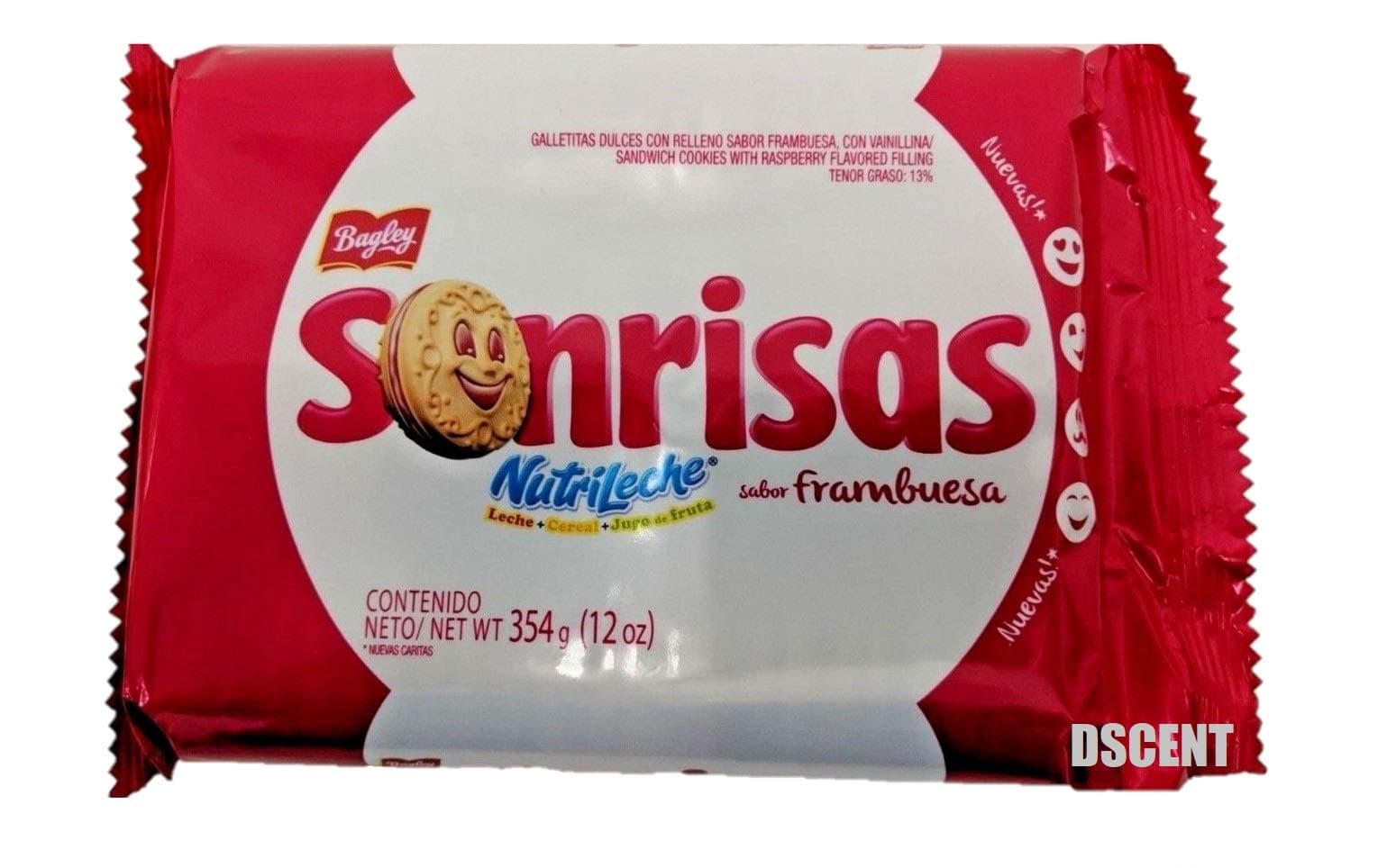 Galletitas Frambuesa 3 X 118 Gr