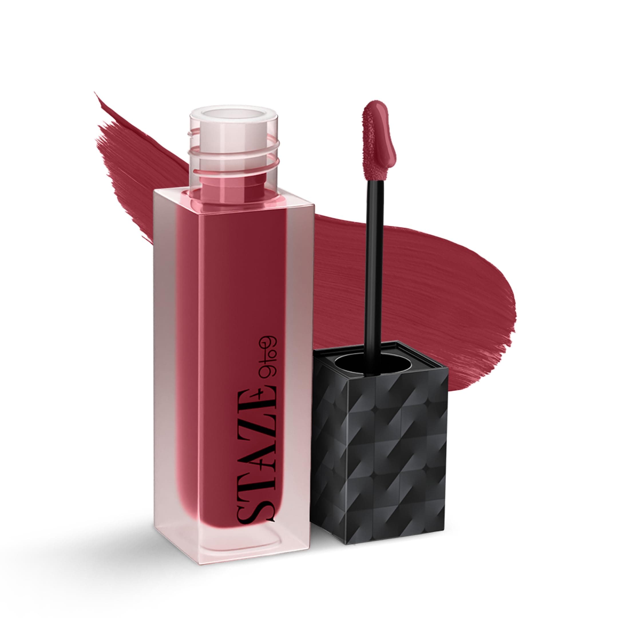 9to9 Lips Don't Lie Matte + Transferproof Liquid Lipstick |Intense Color Payoff | Lightweight & Comfortable | 12 Hour Long Stay| 03 Wine and Dine | 4 ml