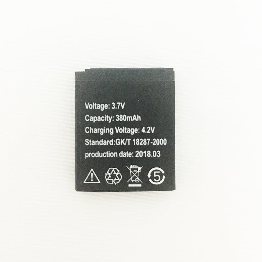 Smart watch 3.7V Lithium battery 380MAH for A1/G10/G10A smart watch