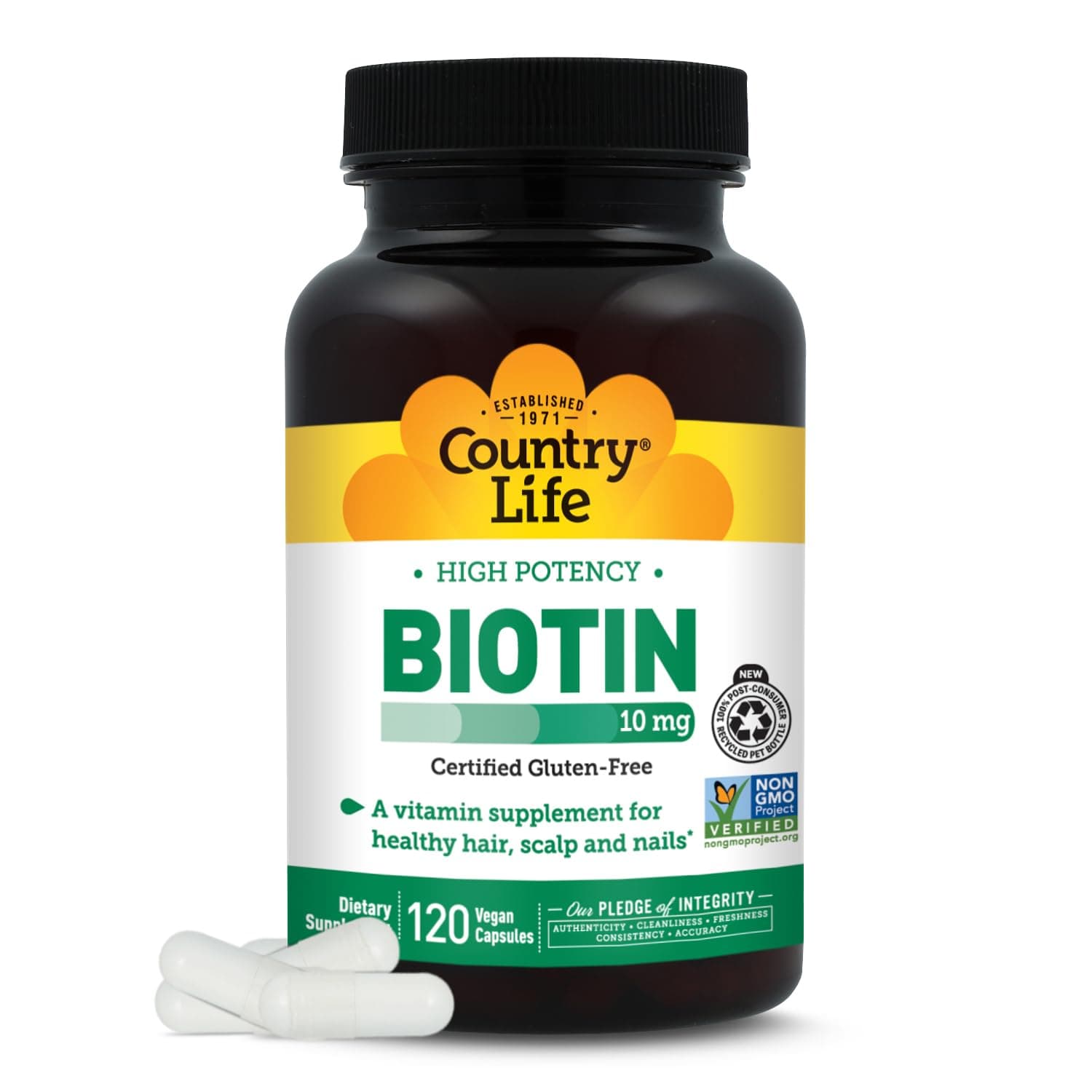 biotin 10 mg vegan capsules 120's