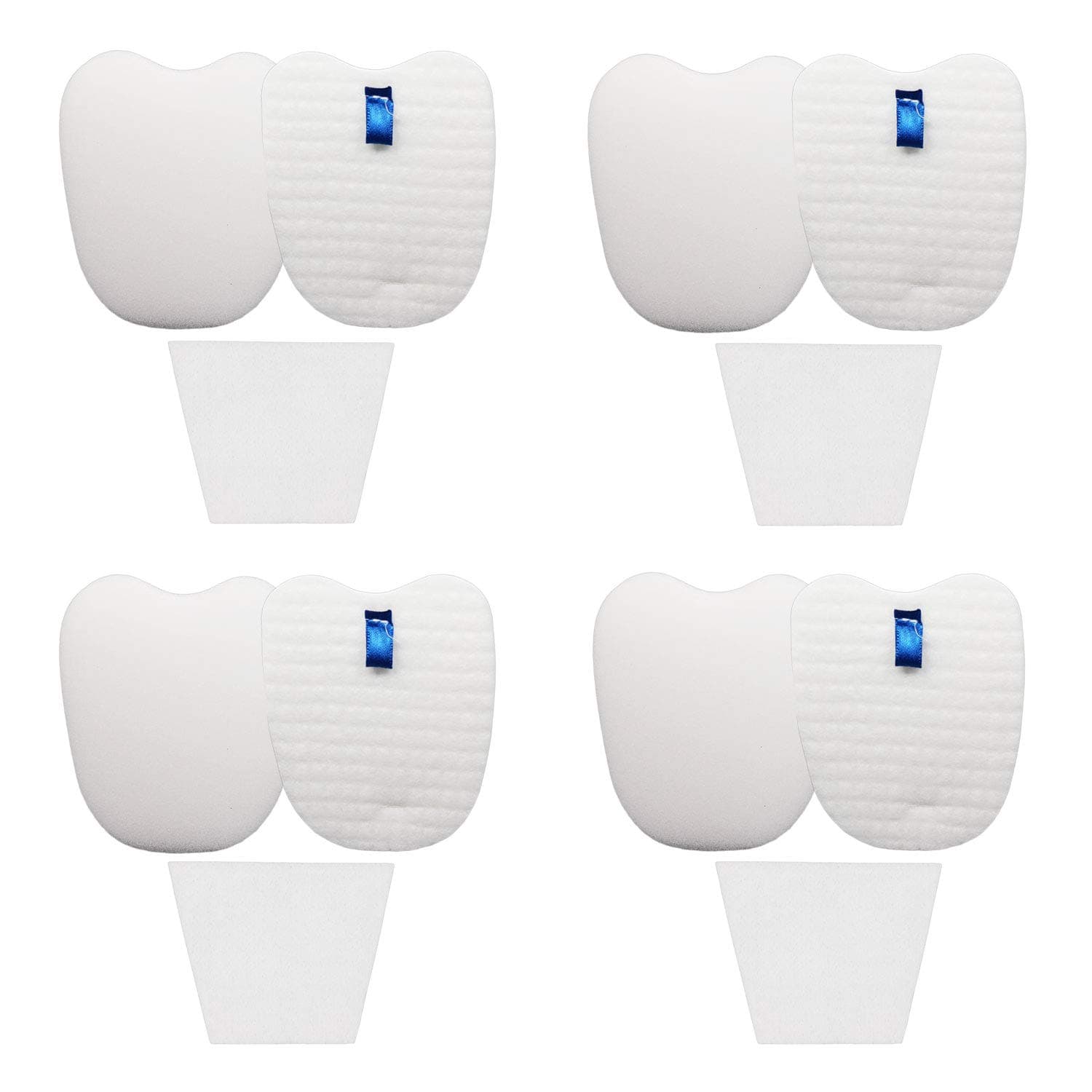 Lemige Vacuum Filters Replacement Set for Shark Rocket Zero-M Ultra-Light Corded Stick HV345 ZS350 ZS350C ZS351 ZS351C ZS352 4 Foam&Felt Filters + 4 Post-Filters Compare to Part # XPMFK320&1084FTV320