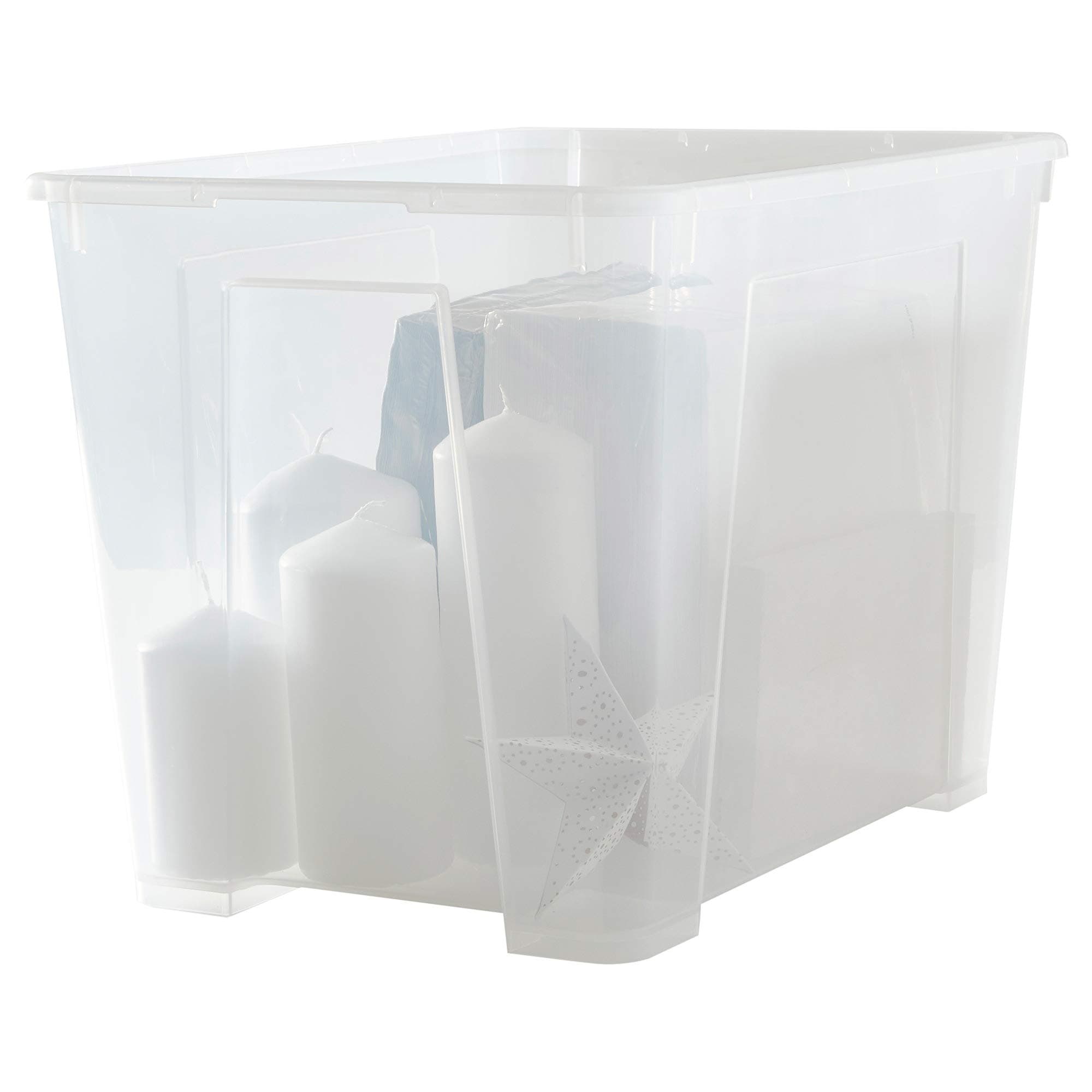 IKEA.. 801.029.76 Samla Box, Clear