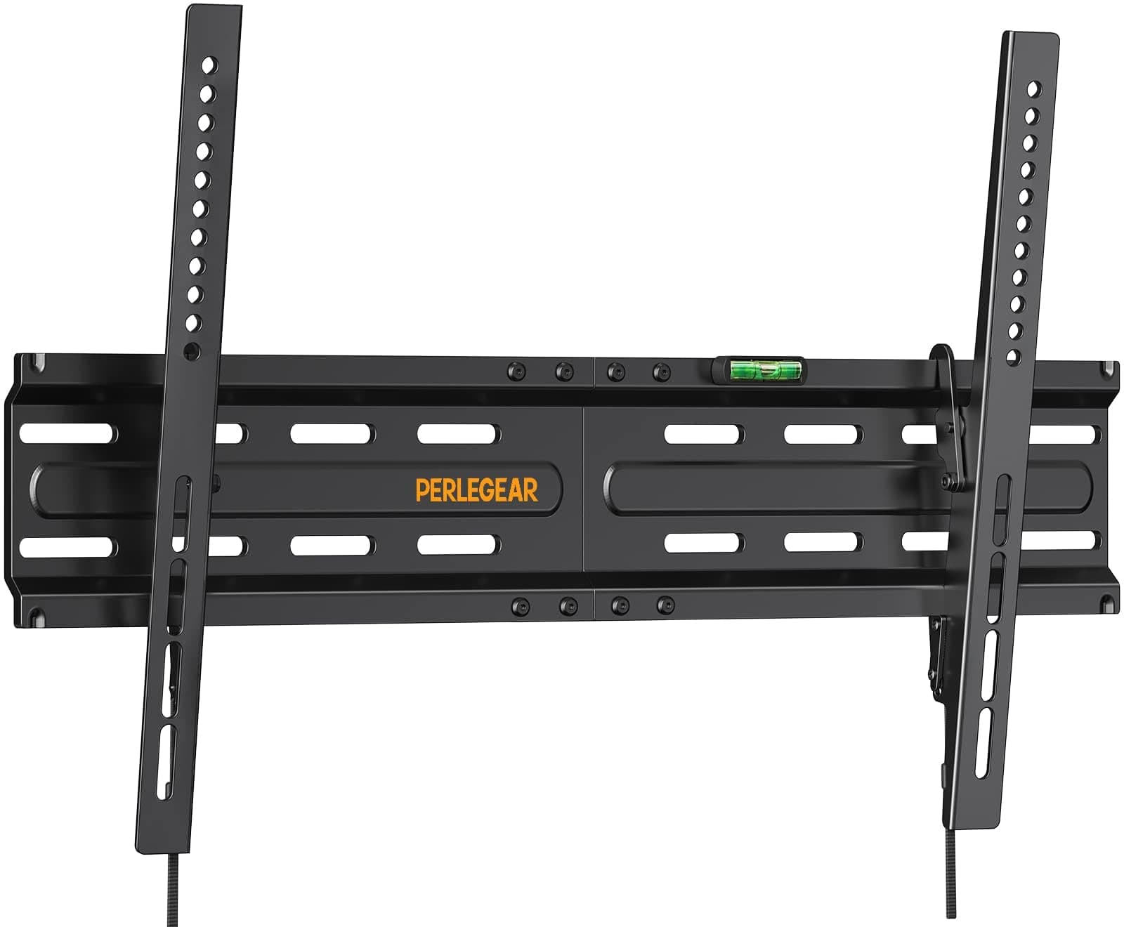 Perlegear TV Wall Bracket for Most 37–82 inch LCD LED OLED Flat Curved TVs up to 45kg, Low Profile Tilt Wall Brackets, Ultra Slim Heavy-Duty TV Wall Mount with Max VESA 600x400mm, PGLT4