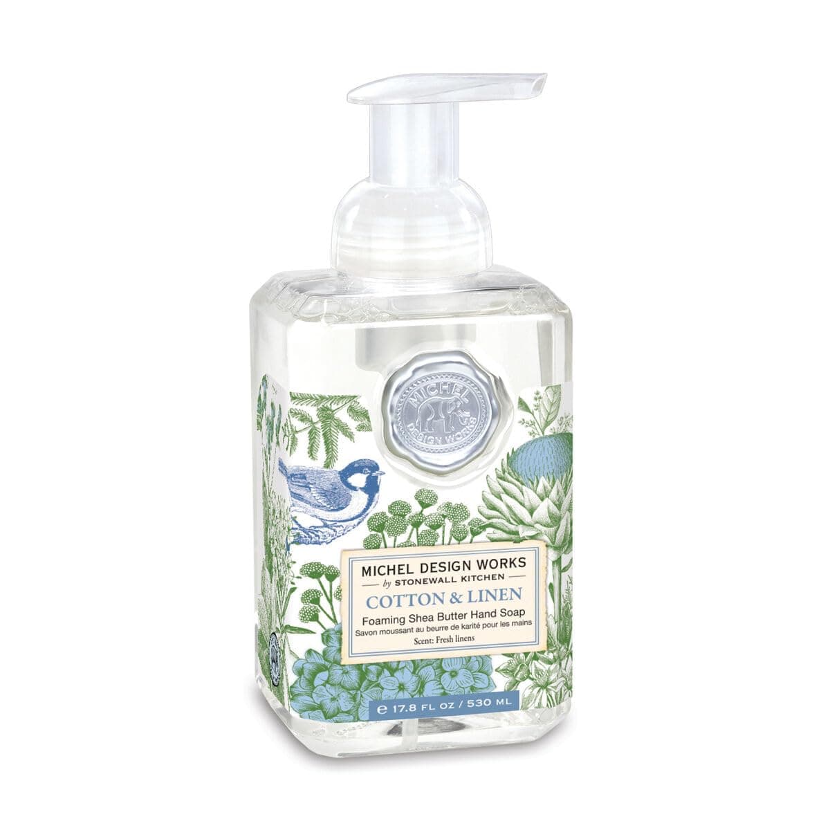 Michel Design Works Cotton & Linen Foaming Hand Soap - 530ml