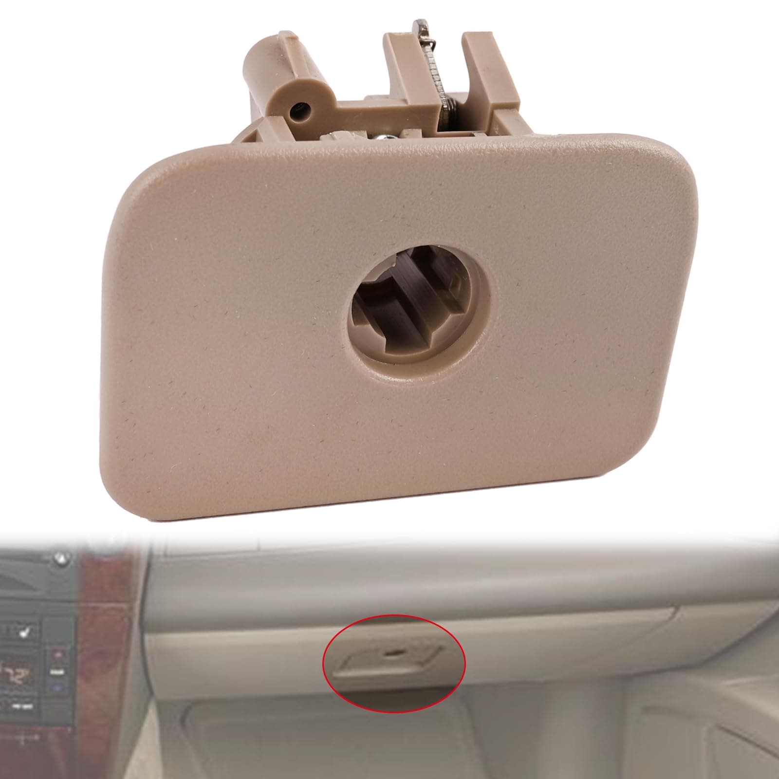 Glove Box Latch 20864472 Compatible with Cadillac CTS SRX STS XLR 2005 2006 2007 2008 2009 2010 2011 Center Box Latch Clip Handle Lock