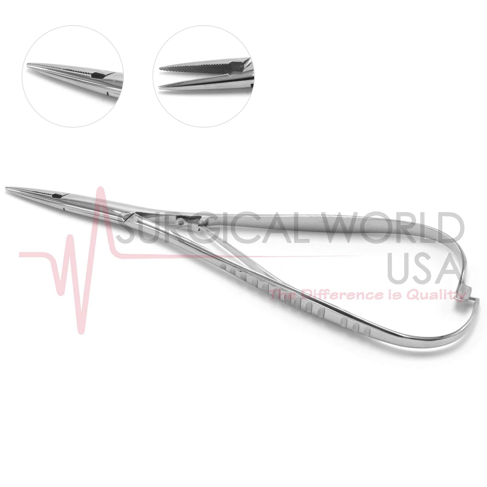 Mathieu Elastic Placing Pliers Narrow Tip Orthodontic Elastic Placer Gripping Wires Ligature Placement
