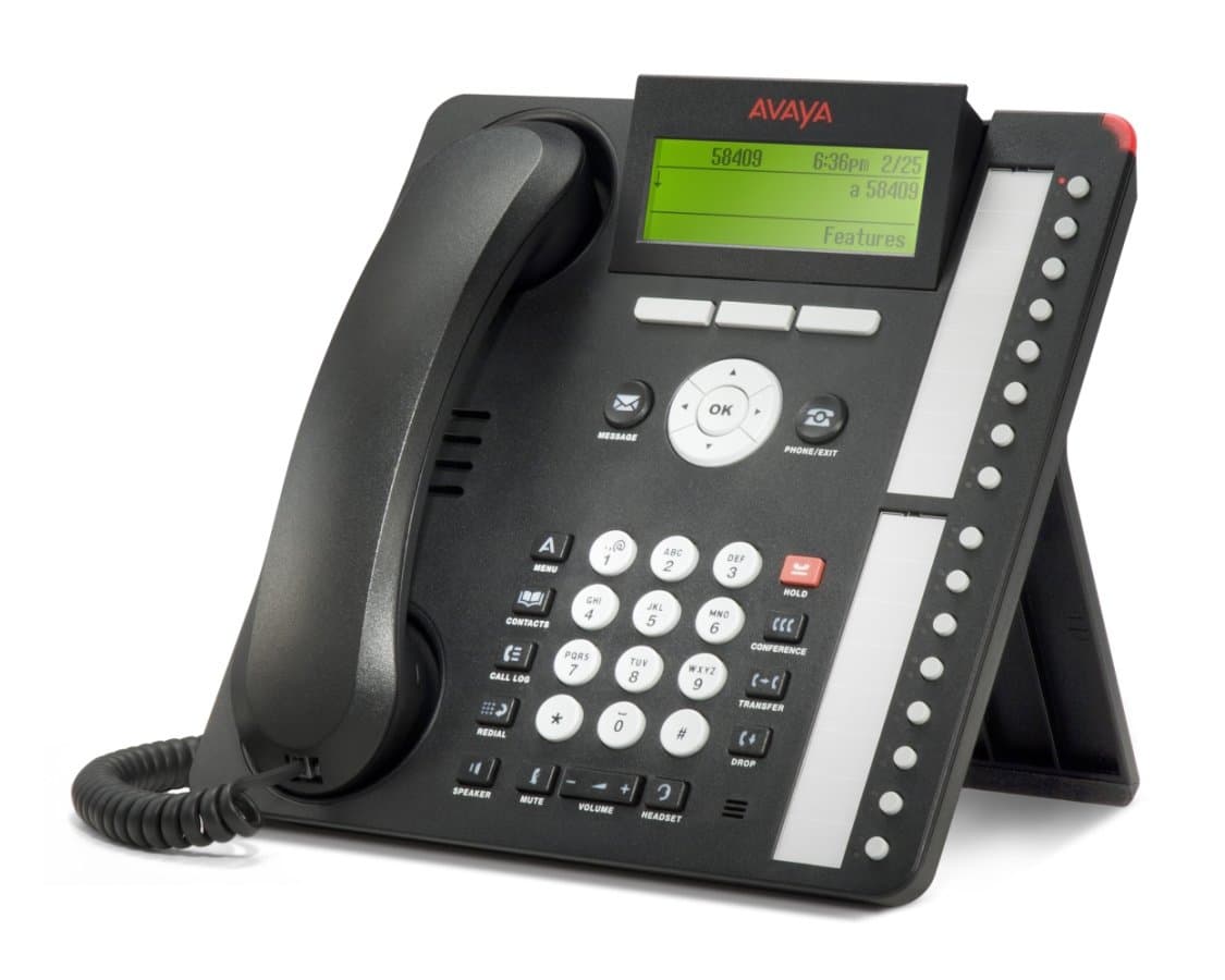 Avaya one-X Deskphone Value Edition 1616-I - VoIP phone - H.323 - black