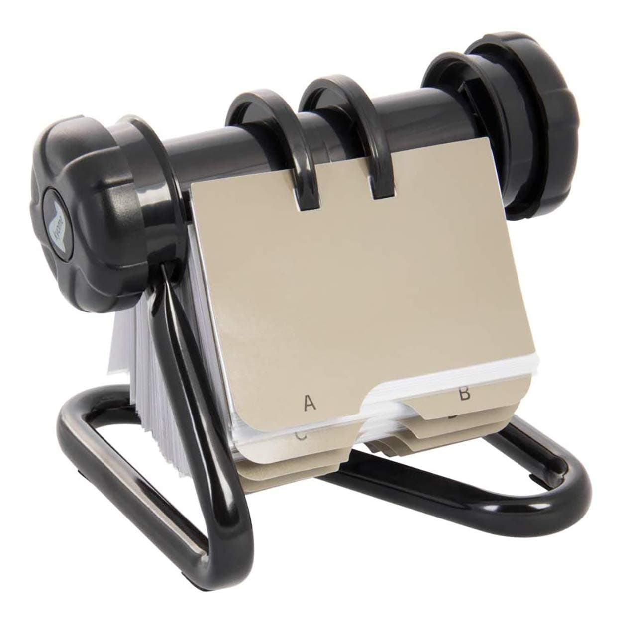 Rolling Card File with 200 Sleeves, for 400 Business Cards, 744539