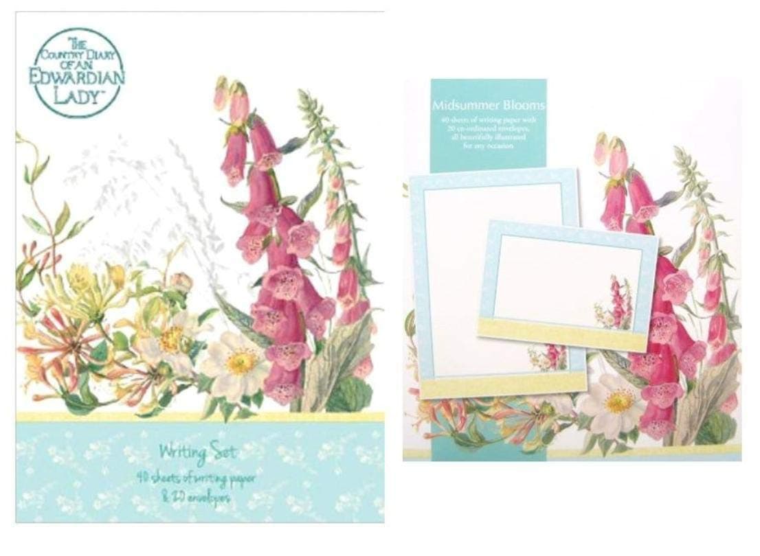 Decorative Writing Paper Letter Set - Edwardian Lady Midsummer Bloom