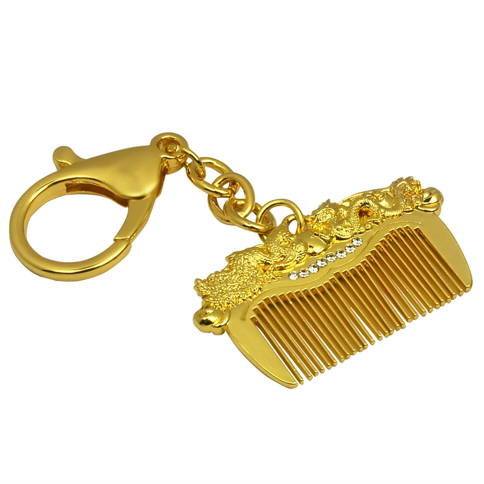 Feng Shui Dragon and Phoenix Gift For Married Couple Happy Marriage Comb Amulet
