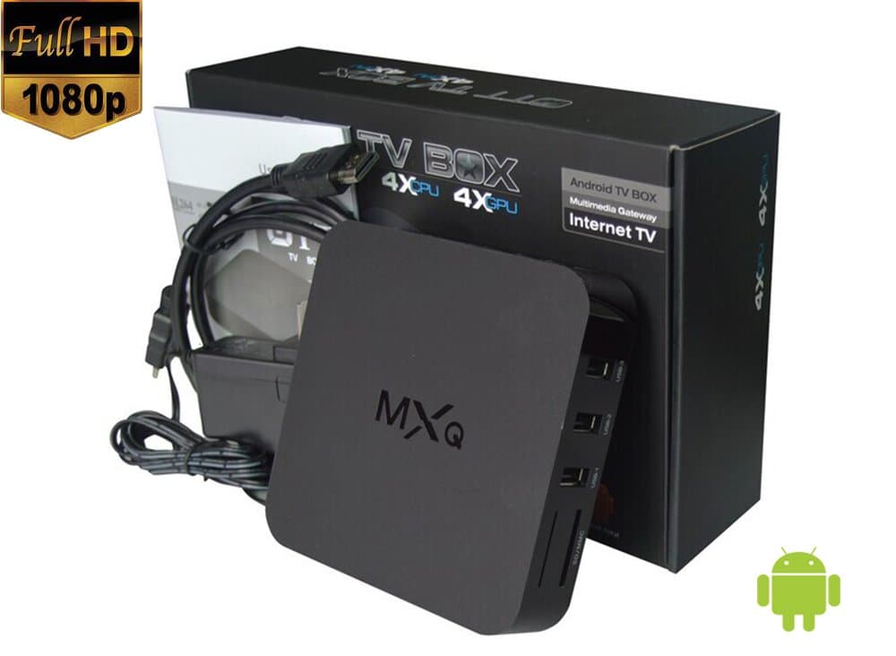 MXQ Quad Core Tv Box Android 4.4 1g RAM 8g ROM, Full HD 1080P H.264 H.265