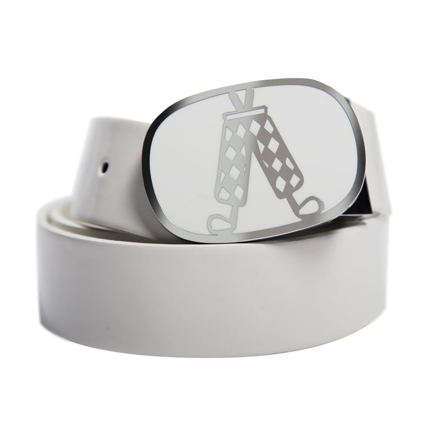 Royal & AwesomeGolf Belts For Men, White Golf Belt, Adjustable Belts For Men