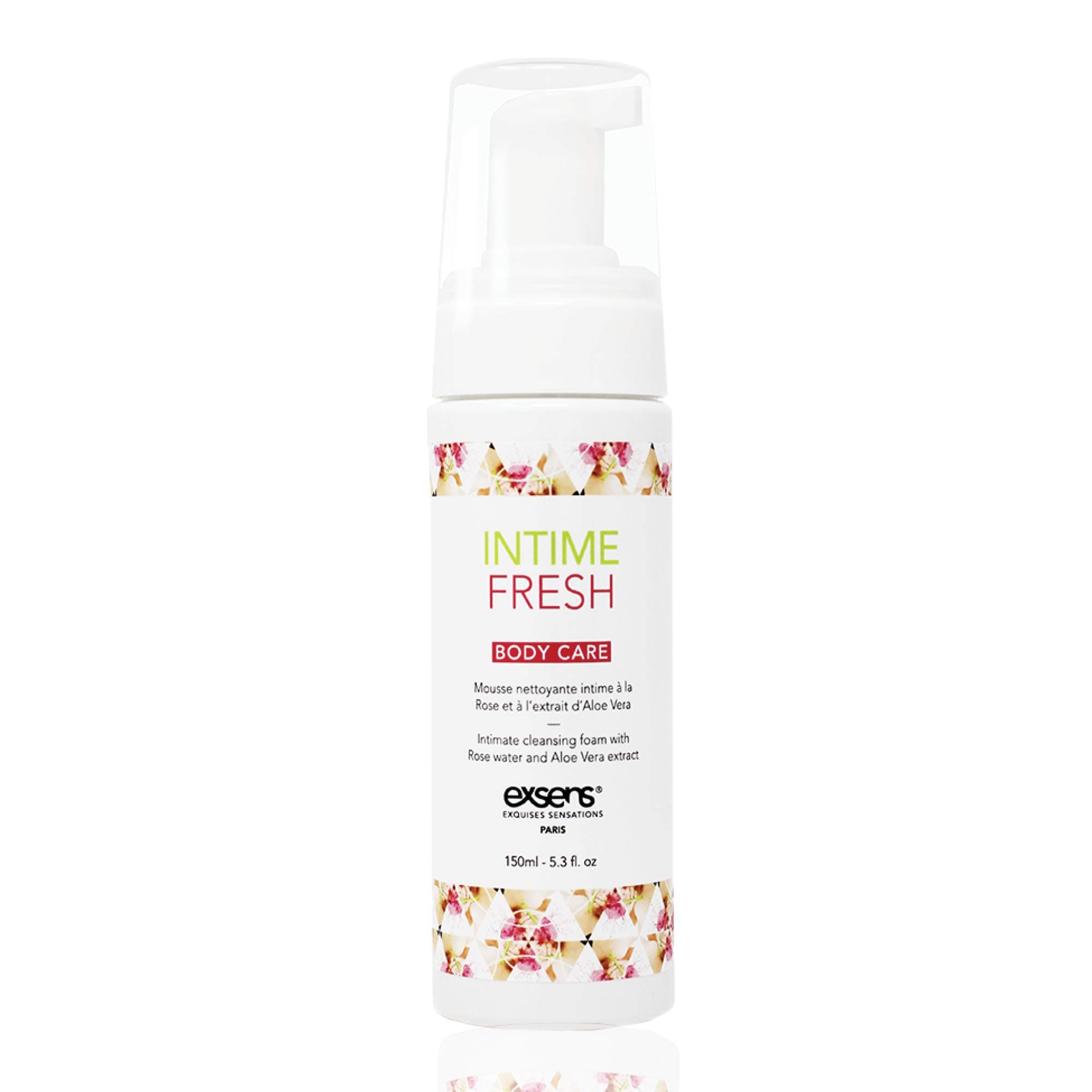 Intime Fresh Intimate Cleansing Foam Rose Water and Aloe Vera