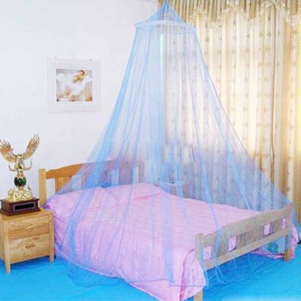 Jumbo Mosquito Net for Bed Suitable for both Indoor and Outdoor Use, Queen Size, Blue
