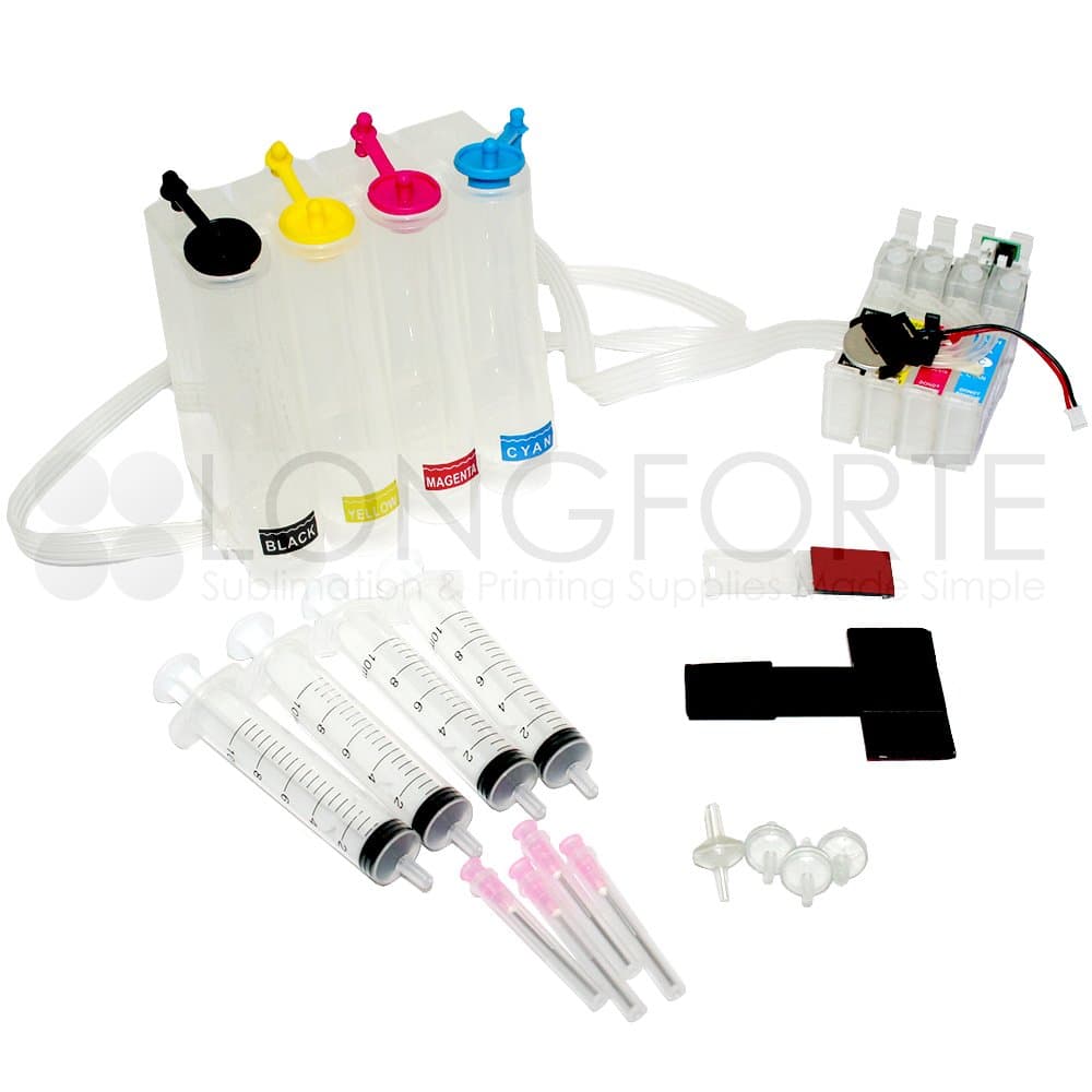 E3C CISS Non-OEM For Epson Printers - S20, SX100, SX105, SX200, SX205, SX400, SX405, SX600FW, BX300F, BX600F - Continuous Ink Supply System