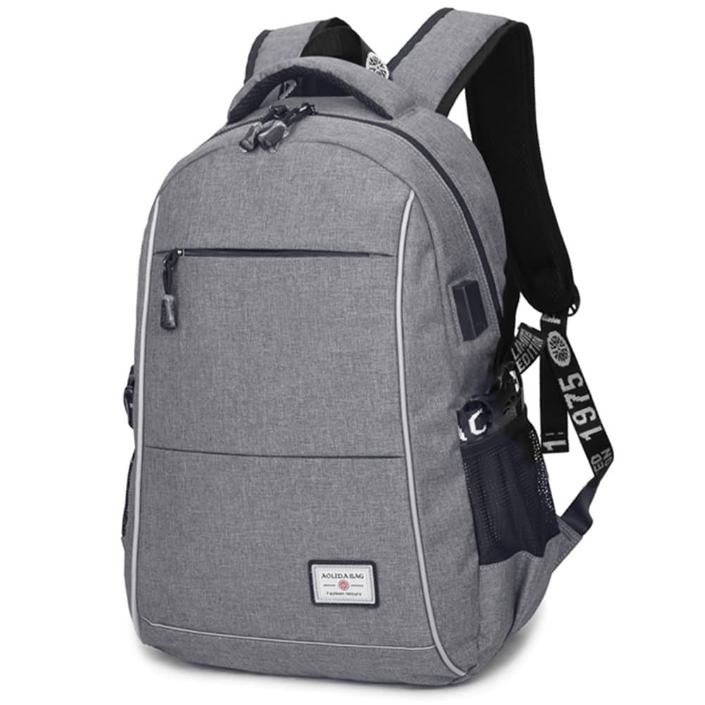 USB Backpack USB Charging Port 15.6" Laptop Backpack,Small Business Backpack Waterproof Backpack USB College Backpacks For Men Women Satchel School Bag Computer Rucksack