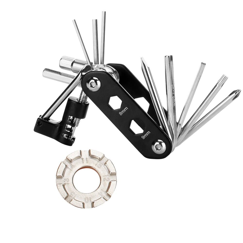 Bike Bicycle Repair Kit, 14 in 1 Multi Function Tool Set Allen Key Hexagon Wrench with Spoke WrenchBike Bicycle Repair Kit, 14 in 1 Multi Function Tool Set Allen Key Hexagon Wrench with Spoke Wrench