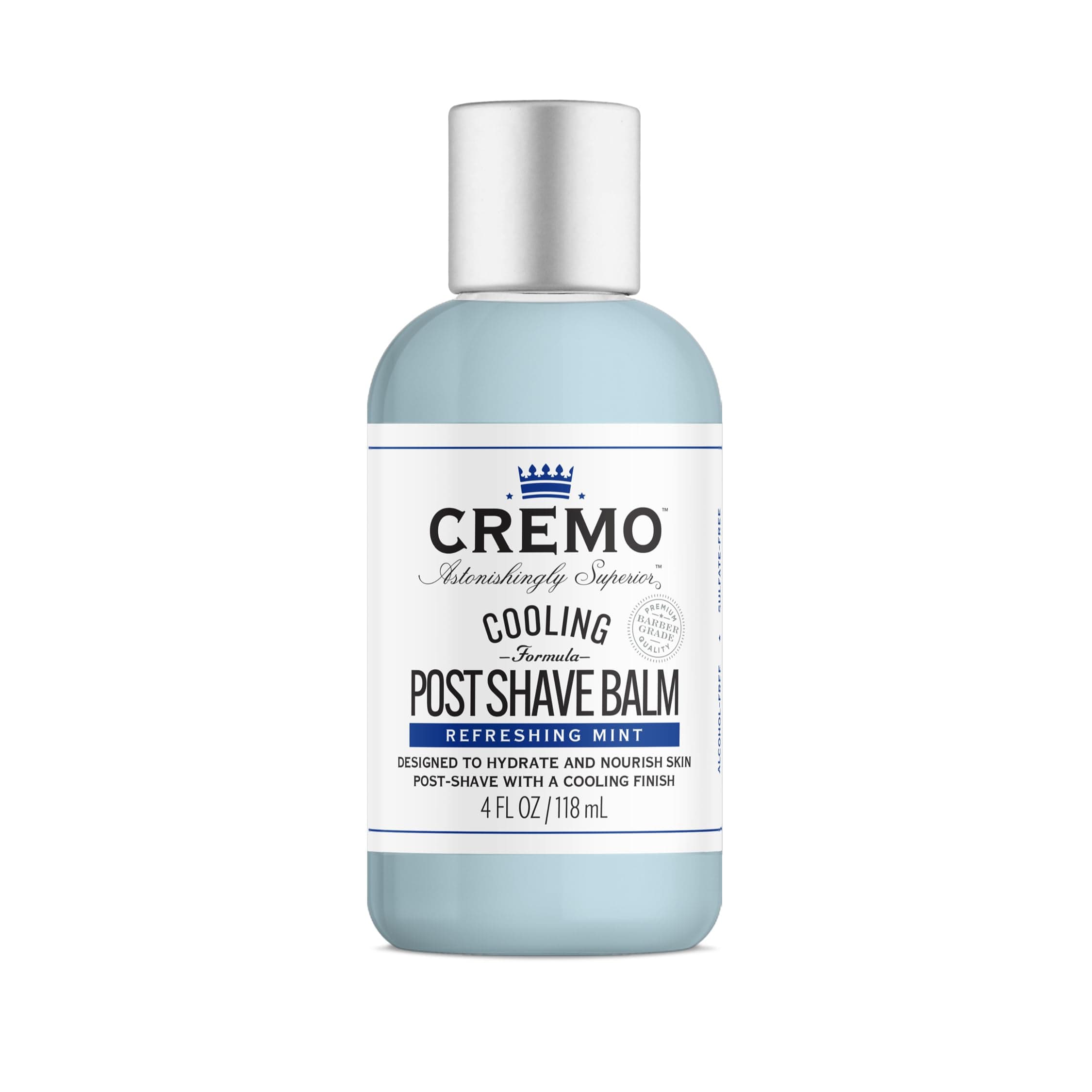 Cremo Cooling Post Shave BalmTo Sooth, Cool And Protect Skin From Shaving Irritation, Dryness And Razor Burn, 4 Ounce