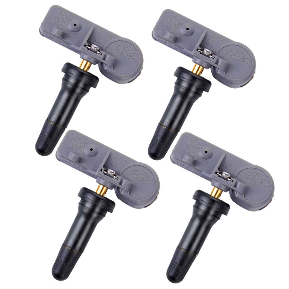 Tire Presure Sensor 315MHz Tire Pressure Monitoring System Sensor (TPMS) Compatible with GMC Chevy Buick Cadillac Replaces 13581558 13598771 13598772 13586335 4PCS