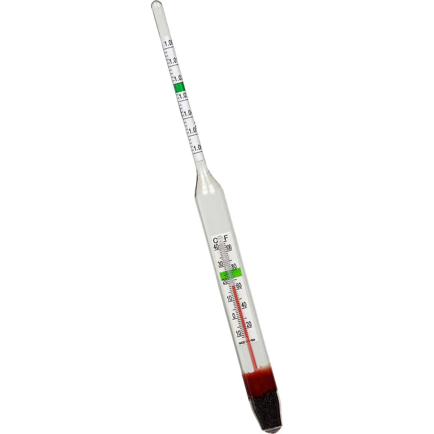 Aquatic Gardens Aquarium Hydrometer with Thermometer