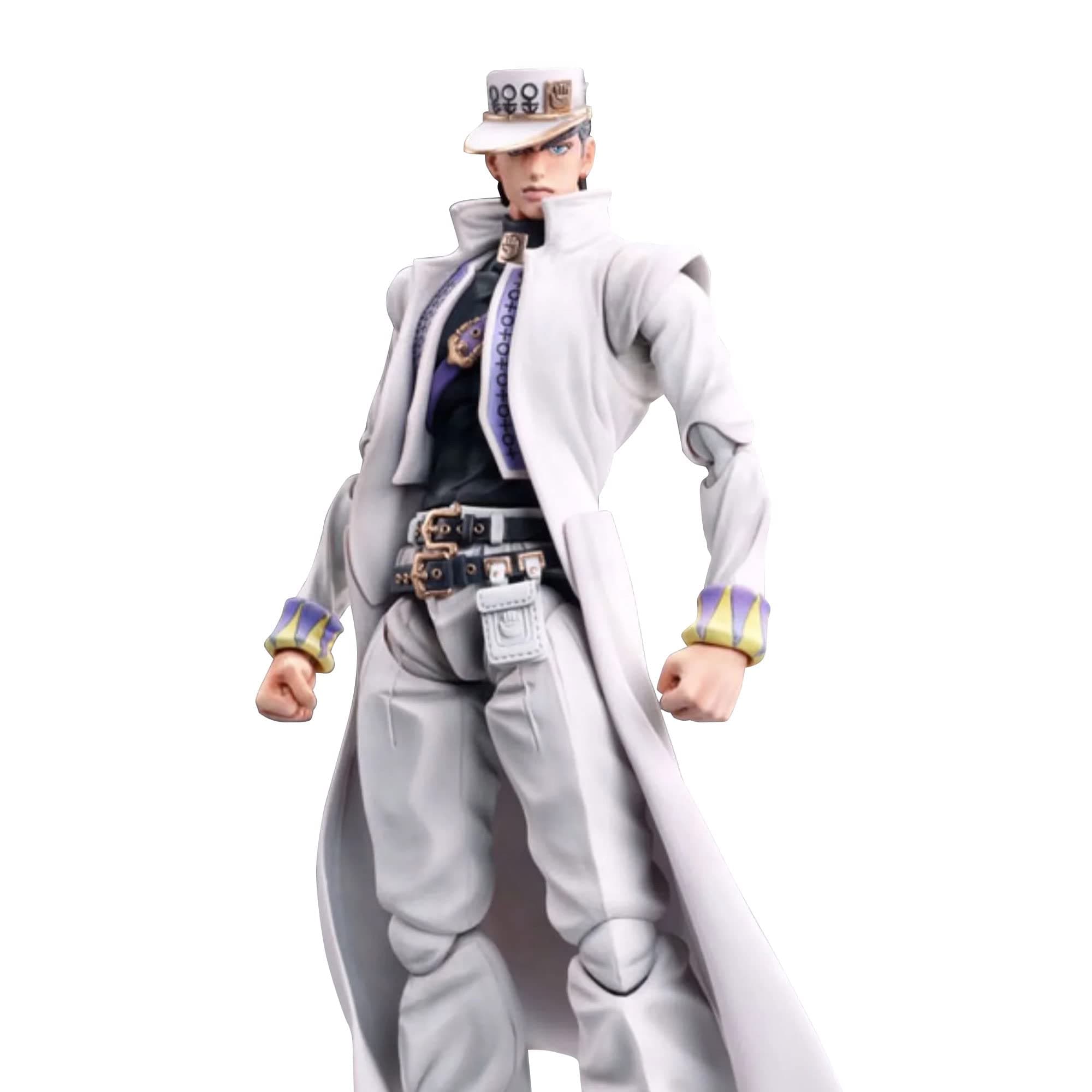 Xinchangda Dio Brando Action Figure Anime Kujo Jotaro/Bruno Bucciarati/Leone Abbacchio/Diavolo PVC Figure Cartoon Model Statue Desktop Decorations Collection Model Gifts 17CM