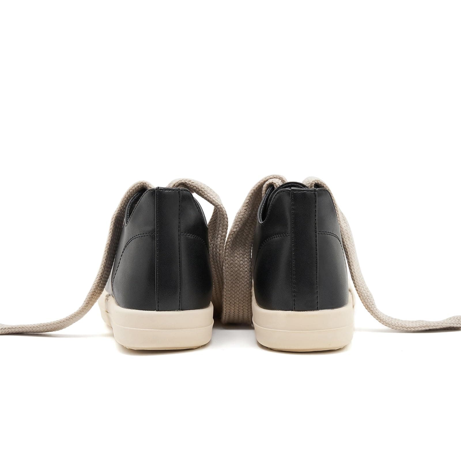 ATBELL Low Top Sneakers for Women Jumbo Lace-Up Comfort Walking Shoes Wide Eyelets Trainers Casual Canvas Shoe